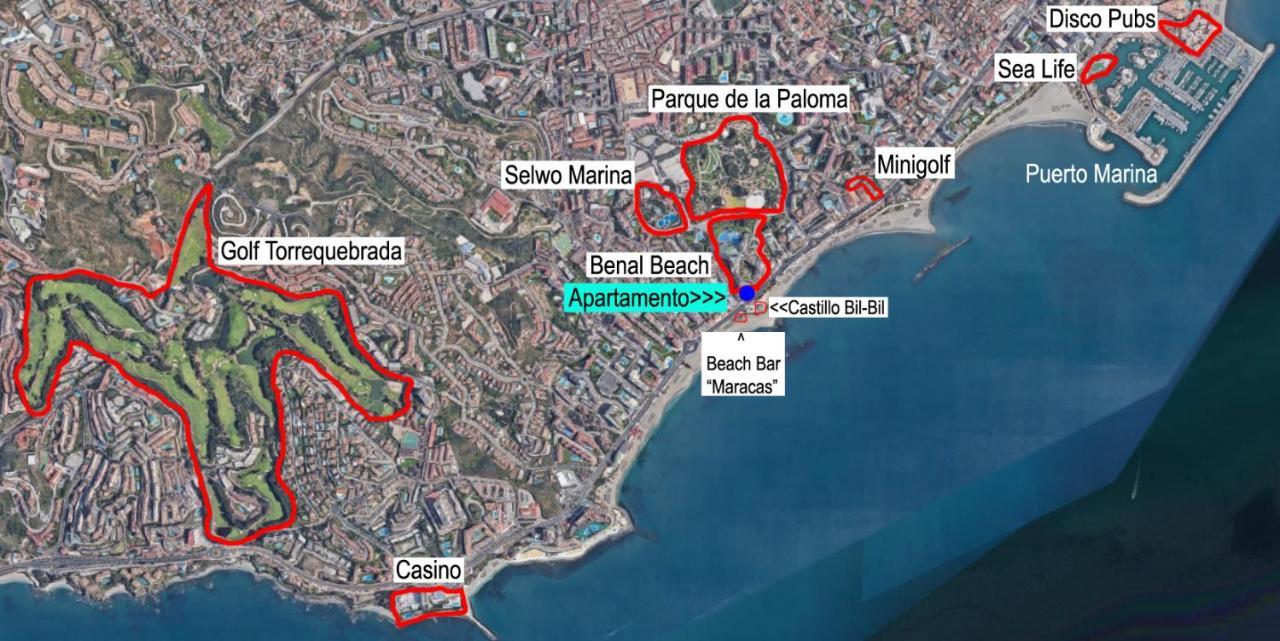 Estudio Benalbeach Primera Linea De Playa Benalmádena Dış mekan fotoğraf